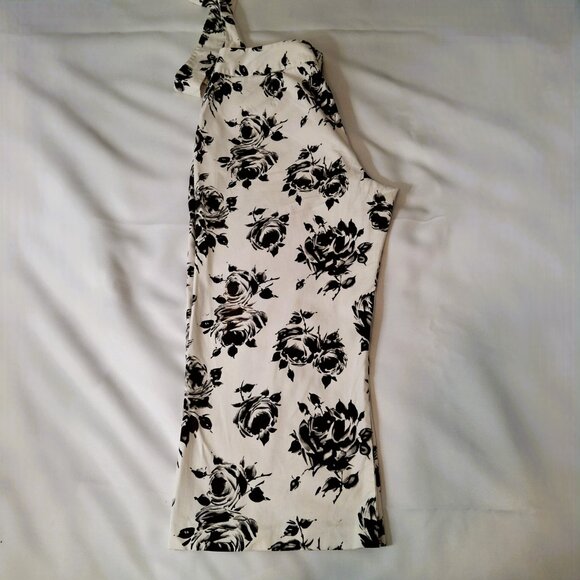 Jessica Culottes Cropped Pants Capris Plus Sz 18 Floral With Sash Zipper - Picture 6 of 16